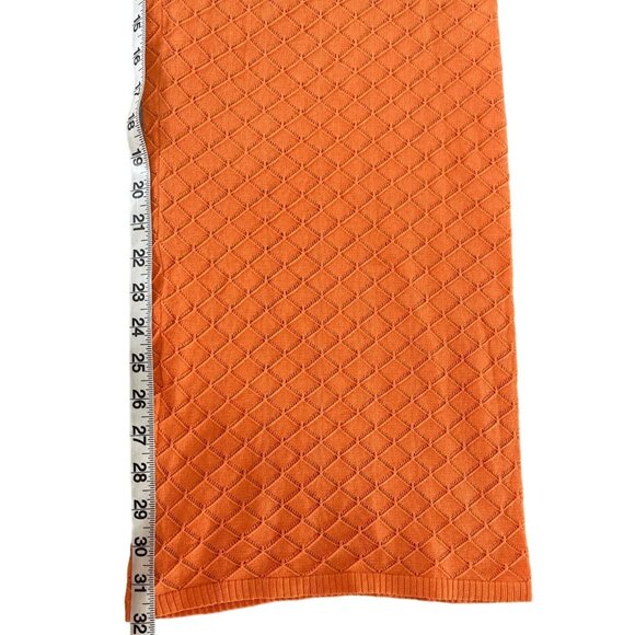 Beginning Boutique Zaida Orange Knit Wide Leg Knit Pants‎ US 2 $69 NWT Chic Fun - Picture 10 of 16